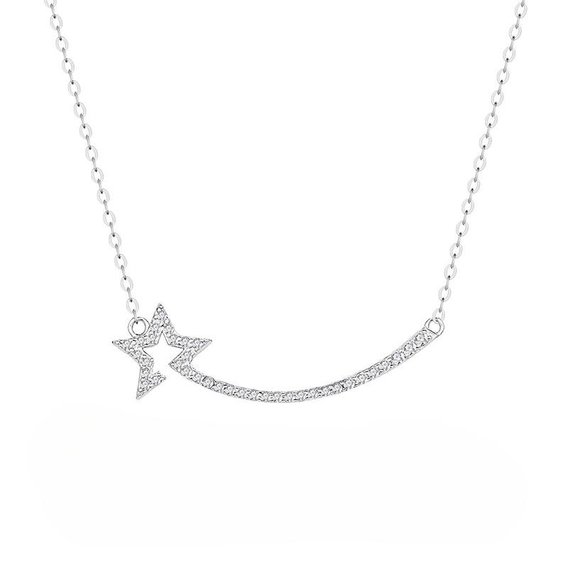 A Touch Of Meteor S925 Silver Niche Necklace Women S Light Luxury Design Star Smile Collarbone Chain Senior Gift For Girlfriend 925 Silver
A Touch Of Meteor S925 Silver Niche Necklace Women S Light Luxury Design Star Smile Collarbone Chain Senior Gift For Girlfriend 925 Silver