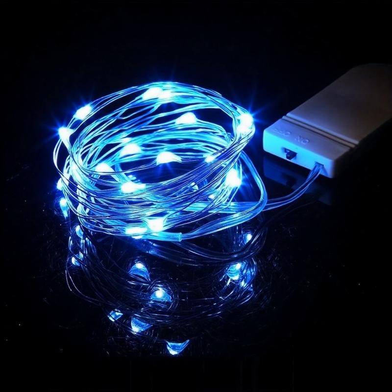 LED Fairy Lights Battery Operated String Lights Waterproof Silver Wire Firefly Starry Lights Wedding Party Xmas Christmas Decor 2M 20LED синий
LED Fairy Lights Battery Operated String Lights Waterproof Silver Wire Firefly Starry Lights Wedding Party Xmas Christmas Decor 2M 20LED синий