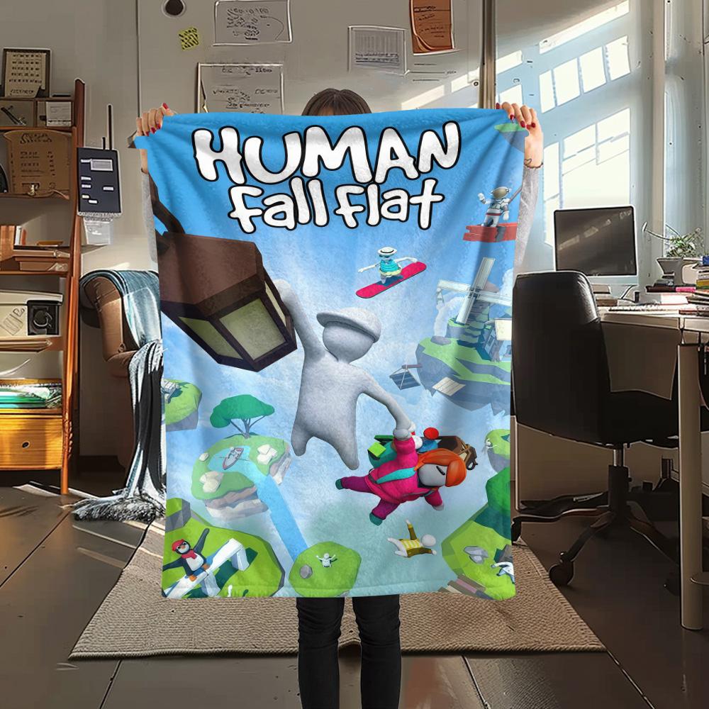 Human Fall Flat Print FlAannel Blanket, High quality Comfortable for All Seasons, Home Decor, Warmth and Comfort 80cm x 120cm
Human Fall Flat Print FlAannel Blanket, High quality Comfortable for All Seasons, Home Decor, Warmth and Comfort 80cm x 120cm