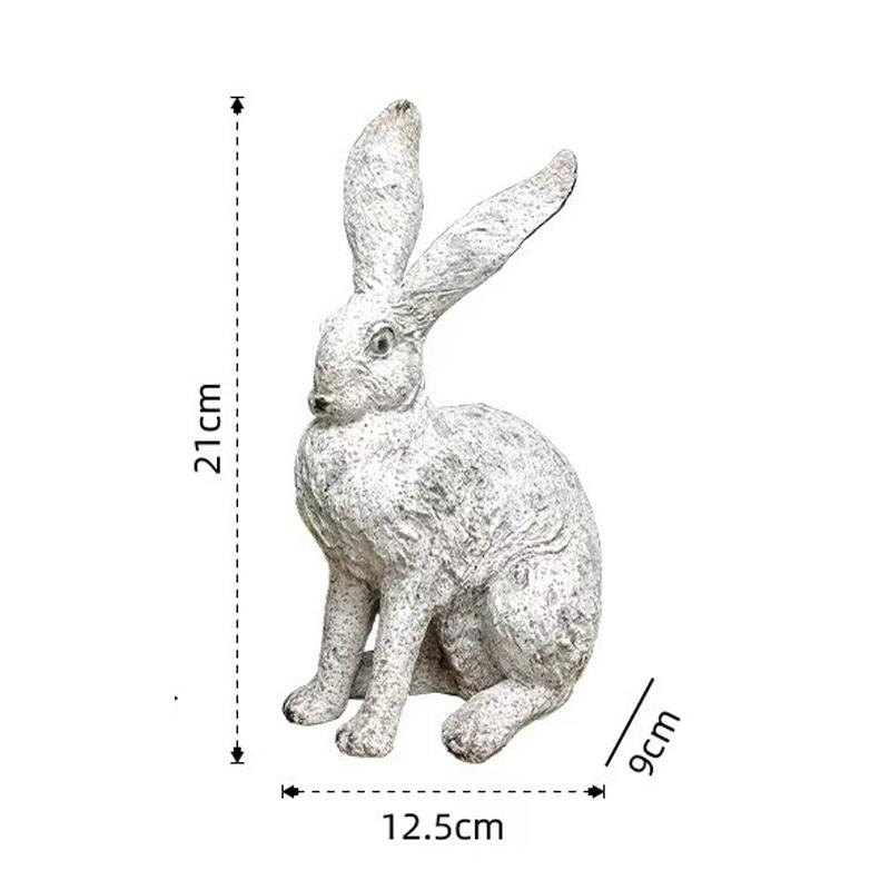 Cute Grey Sitting Hare Rabbit Resin Ornament Distressed Home Decor Living Room Arrangement Decorative Handicrafts
Cute Grey Sitting Hare Rabbit Resin Ornament Distressed Home Decor Living Room Arrangement Decorative Handicrafts
