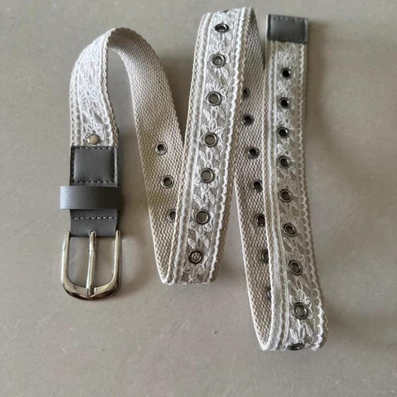 Vintage Lace Canvas Belt for Women Fashionable Metal Buckle Decorative Waistband Retro Jean Accessory Korean Trendy Design 110cm 3x109CM
Vintage Lace Canvas Belt for Women Fashionable Metal Buckle Decorative Waistband Retro Jean Accessory Korean Trendy Design 110cm 3x109CM