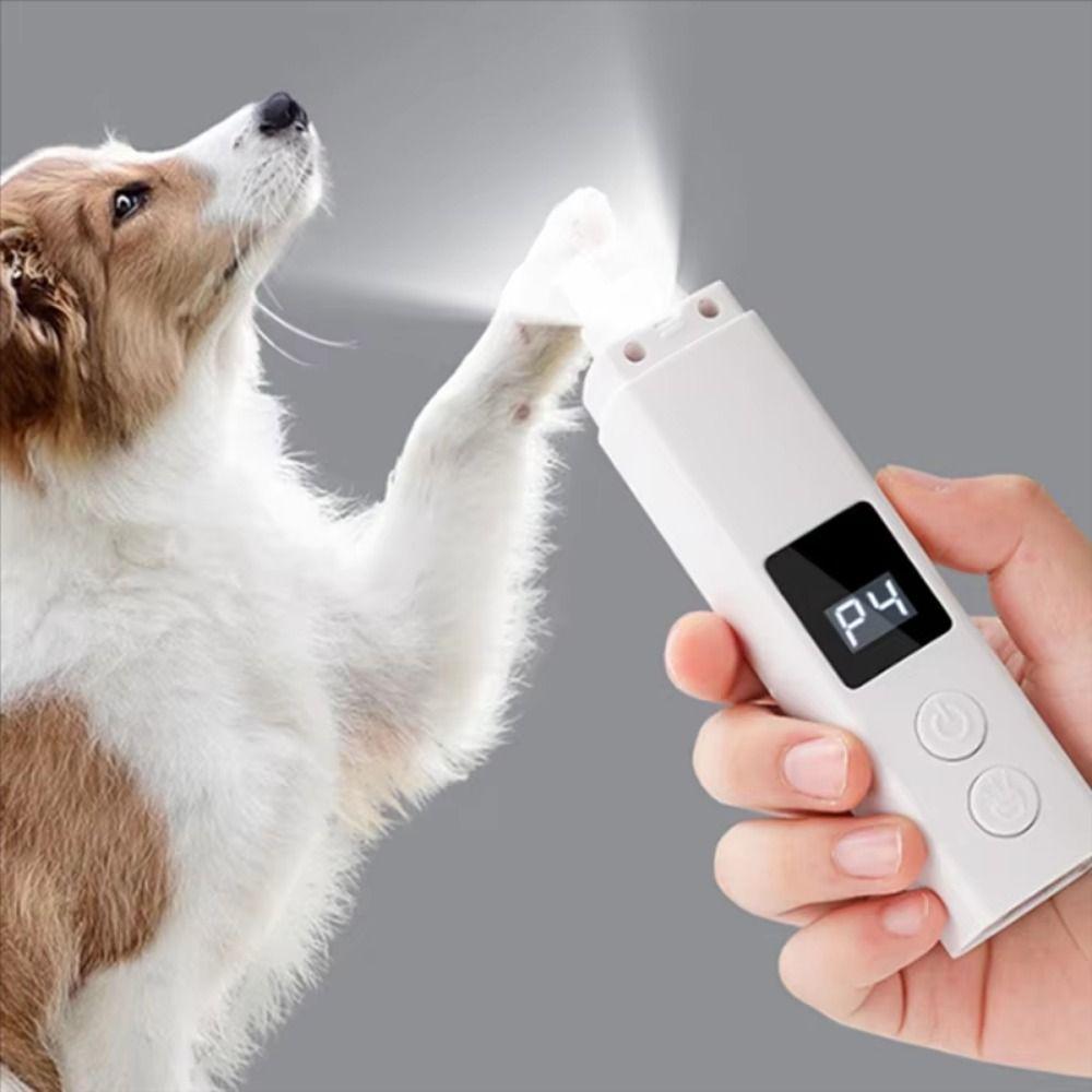 4-Speed Pet Nail Grinder with LED 4 Grinding Ports Electric Nail Clipper for Dogs Pet Care
4-Speed Pet Nail Grinder with LED 4 Grinding Ports Electric Nail Clipper for Dogs Pet Care