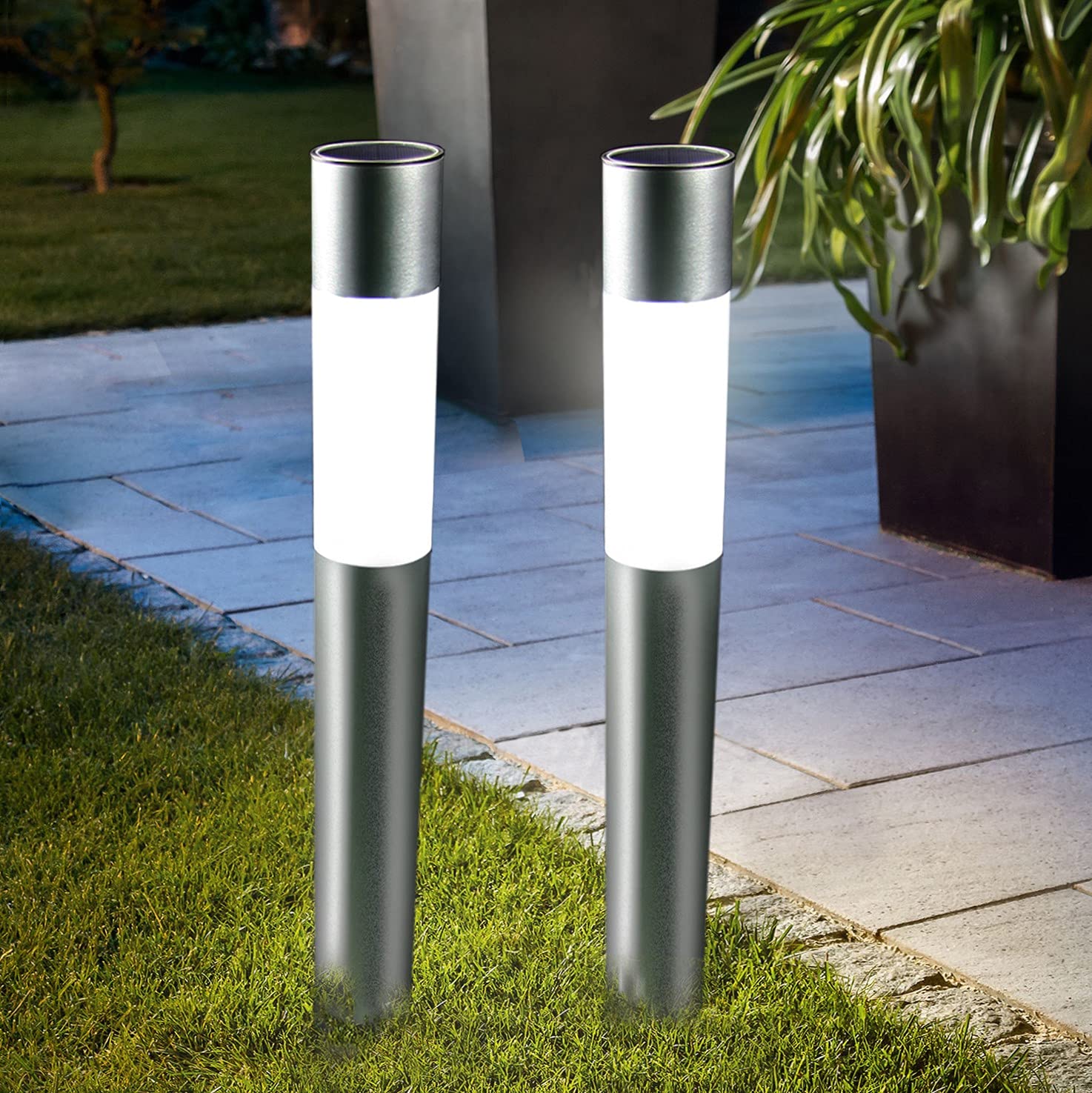 GWSOLAR Stylish Solar Light Set of Height 50cm Pole Body Lighting Bulb Color Switchable with No Wiring or Electrical Work Solar Aluminum Approach Pole срібний
GWSOLAR Stylish Solar Light Set of Height 50cm Pole Body Lighting Bulb Color Switchable with No Wiring or Electrical Work Solar Aluminum Approach Pole срібний