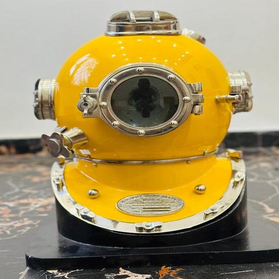 Nautical Diving Helmet Yellow Coating Finish Deep Sea Divers Nautical Marine Decor Scuba Diving Helmet Best Gift Item
Nautical Diving Helmet Yellow Coating Finish Deep Sea Divers Nautical Marine Decor Scuba Diving Helmet Best Gift Item