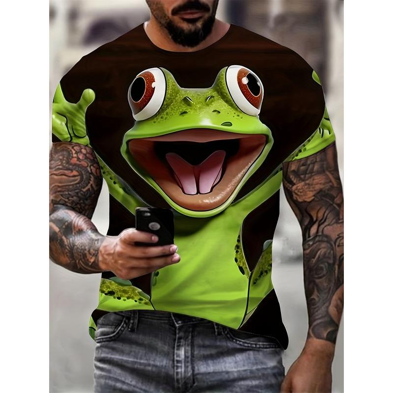 Men s T-Shirt New Cartoon Animal Pattern Print Crew Neck Tops Short Sleeve Oversized T Shirt Men Summer Fashion Men s Clothing 4XL
Men s T-Shirt New Cartoon Animal Pattern Print Crew Neck Tops Short Sleeve Oversized T Shirt Men Summer Fashion Men s Clothing 4XL