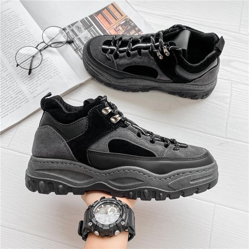 Модный тренд Повседневная обувь Высокие кроссовки Модные на шнуровке Толстая подошва Лоскутная мужская уличная обувь Обувь для скейтборда Tenis Masculino 44 чёрный
Модный тренд Повседневная обувь Высокие кроссовки Модные на шнуровке Толстая подошва Лоскутная мужская уличная обувь Обувь для скейтборда Tenis Masculino 44 чёрный