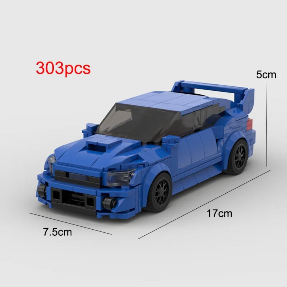 MOC Subaru WRX STI 303 детали, гоночный спортивный автомобиль, конструктор, развивающая игрушка для мальчиков.
MOC Subaru WRX STI 303 детали, гоночный спортивный автомобиль, конструктор, развивающая игрушка для мальчиков.