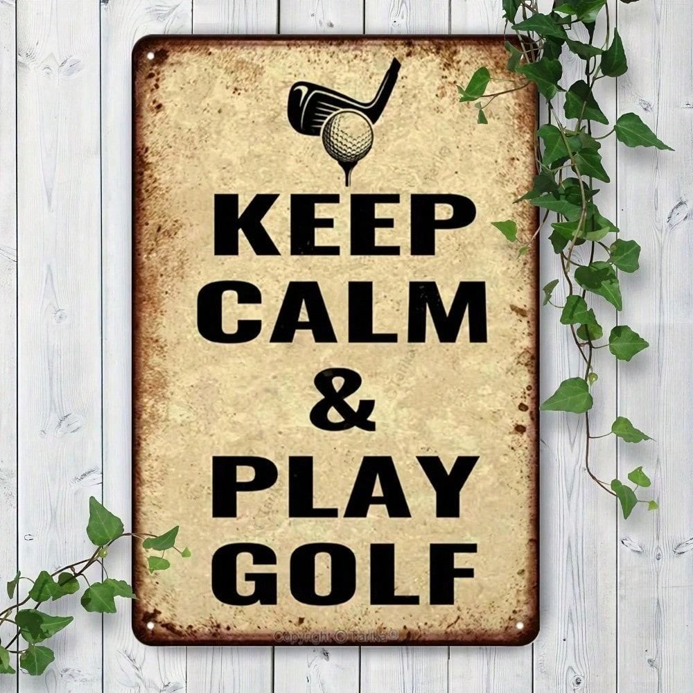 Metal Poster Retro Vintage Keep Calm And Play Golf Wall Art Garage Gift
Metal Poster Retro Vintage Keep Calm And Play Golf Wall Art Garage Gift