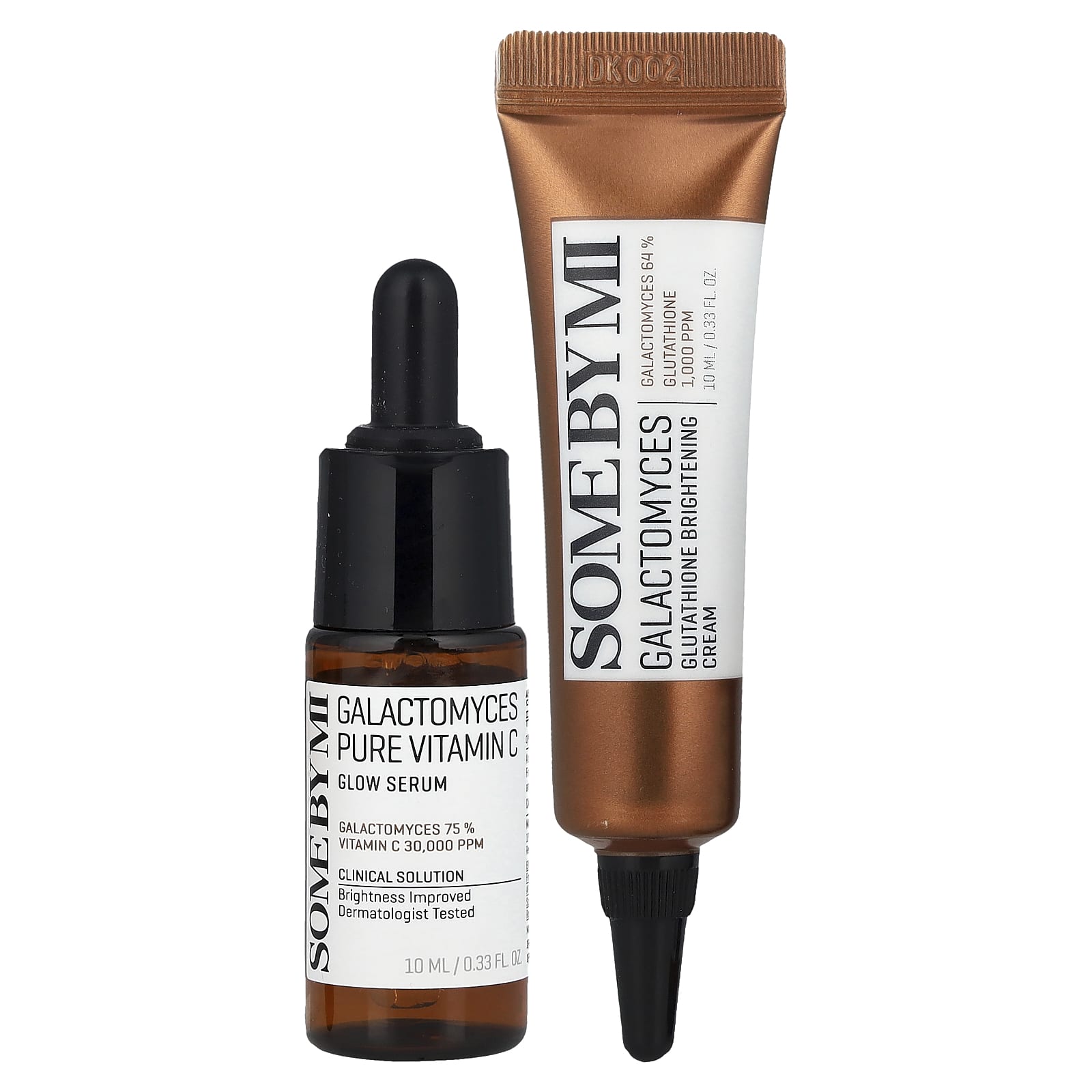 SOME BY MI, Galactomyces Brightening Trial Kit, 2-piece kit
SOME BY MI, Galactomyces Brightening Trial Kit, 2-piece kit