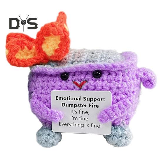 Позитивный крючком мусорный контейнер с пламенем и вдохновляющей открыткой, эмоциональная поддержка, ручная работа, вязание, мусорный контейнер, кукла, украшение фиолетовый
Позитивный крючком мусорный контейнер с пламенем и вдохновляющей открыткой, эмоциональная поддержка, ручная работа, вязание, мусорный контейнер, кукла, украшение фиолетовый