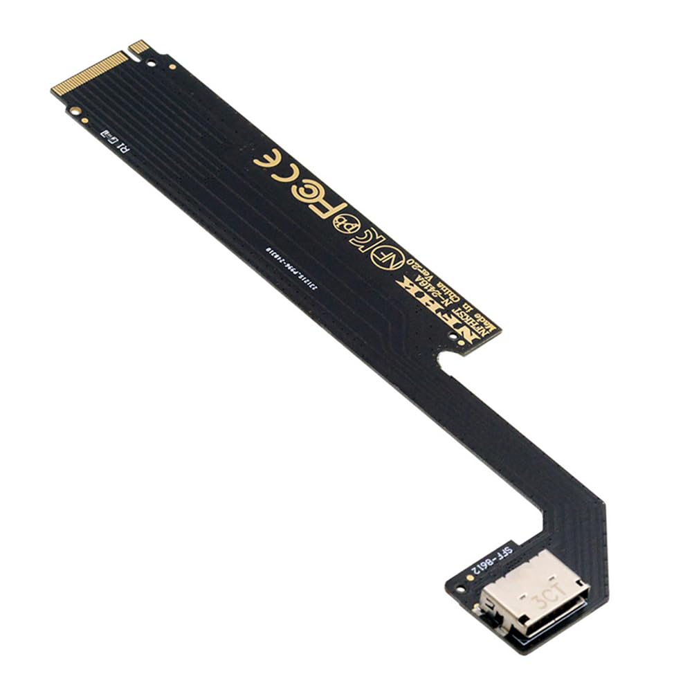 Cablecc Oculink Host Adapter for 2024 ThinkBook AMD8845 External Graphics Card SSD M.2 M-Key PCI-E 4.0 - SFF-8612 SFF-8611 16+ & чорний
Cablecc Oculink Host Adapter for 2024 ThinkBook AMD8845 External Graphics Card SSD M.2 M-Key PCI-E 4.0 - SFF-8612 SFF-8611 16+ & чорний
