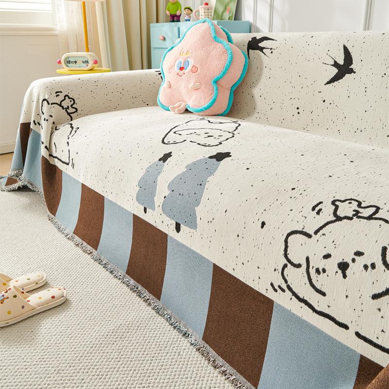 Cartoon sofa cover, universal chenille in all seasons, a whole full-cover high-end sofa towel 2025 new model 180*130cm
Cartoon sofa cover, universal chenille in all seasons, a whole full-cover high-end sofa towel 2025 new model 180*130cm