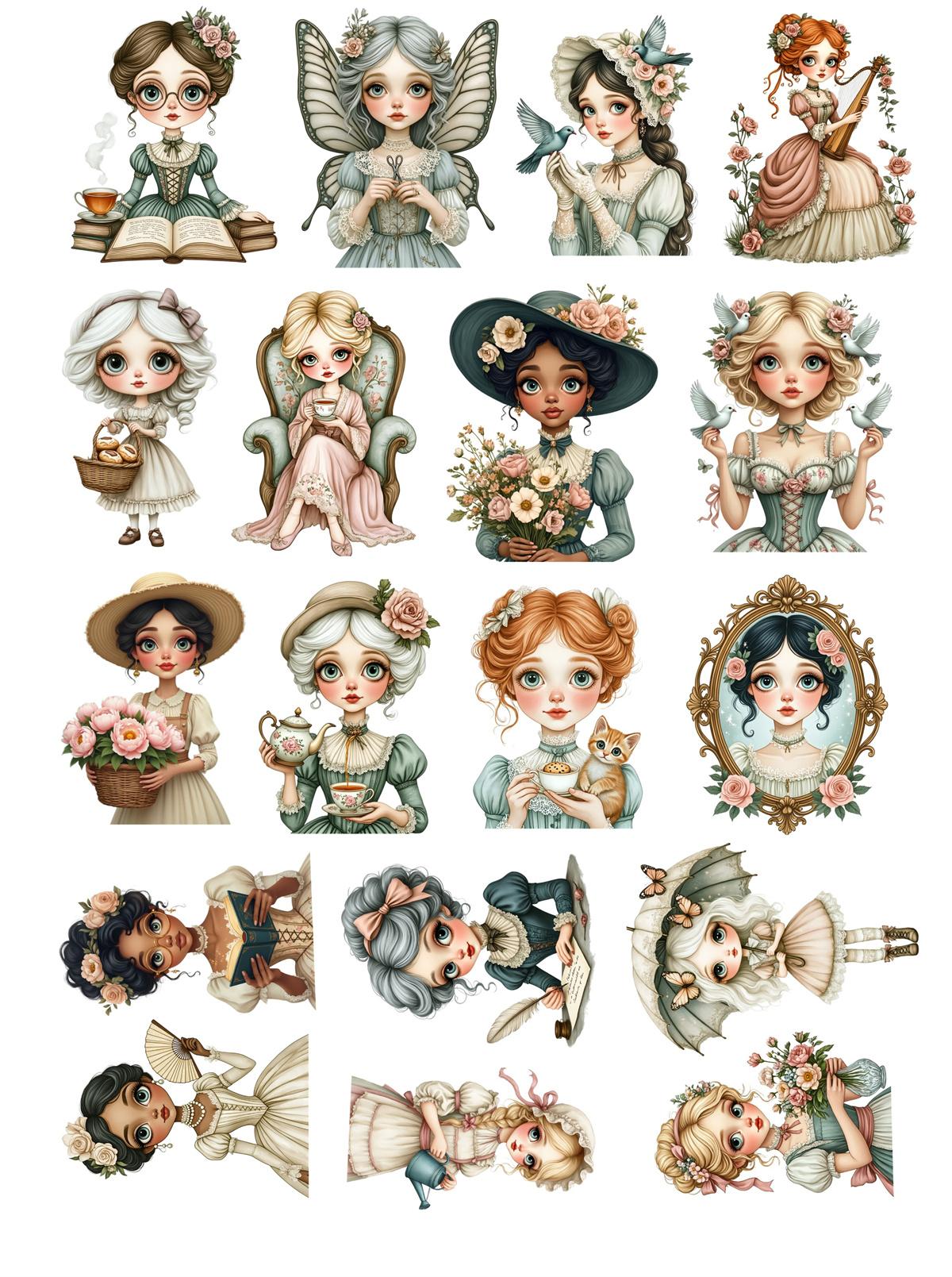 18pcs Cute Self-made Vintage European Court Style Girl Scrapbooking Stickers /Decorative Sticker /DIY Craft Photo Albums Kawaii білий
18pcs Cute Self-made Vintage European Court Style Girl Scrapbooking Stickers /Decorative Sticker /DIY Craft Photo Albums Kawaii білий