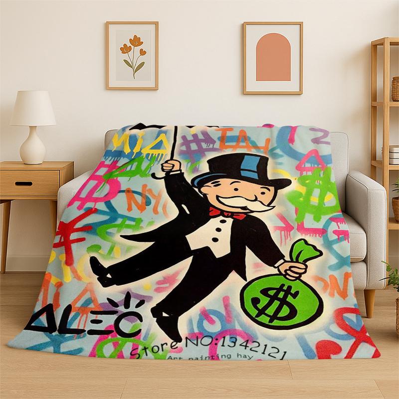 Monopoly Dollar Rich Game Cartoon Flannel Blanket Soft Warm Throw Blanket for Bedroom Living Room Bed Travel Camping Picnic 75x90cm
Monopoly Dollar Rich Game Cartoon Flannel Blanket Soft Warm Throw Blanket for Bedroom Living Room Bed Travel Camping Picnic 75x90cm