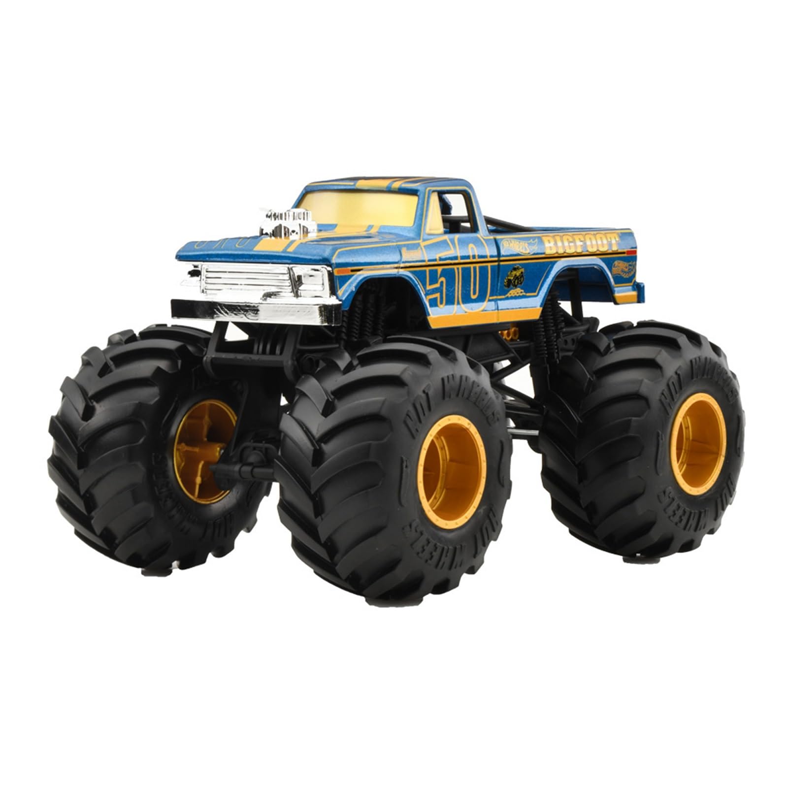 Hot Wheels Monster Truck Big Size Bigfoot (50 лет) Игрушечный автомобиль 1:24 Мини-автомобиль от 3 лет и старше Синий JCC91
Hot Wheels Monster Truck Big Size Bigfoot (50 лет) Игрушечный автомобиль 1:24 Мини-автомобиль от 3 лет и старше Синий JCC91