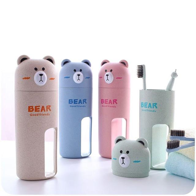 Chimi Chimi - Animal Travel Toothbrush Set Pink - Random Animal of Toothbrush
Chimi Chimi - Animal Travel Toothbrush Set Pink - Random Animal of Toothbrush