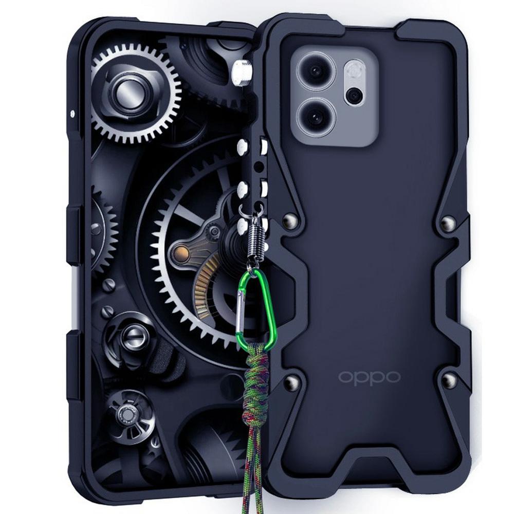 Для Oppo Reno14 F 5G Бампер Чохол Металевий з алюмінієвого сплаву Чохол-накладка для телефону зі шнурком Black
Для Oppo Reno14 F 5G Бампер Чохол Металевий з алюмінієвого сплаву Чохол-накладка для телефону зі шнурком Black