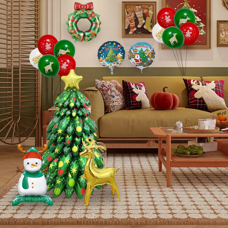 Christmas Tree Balloons Decorations Self-Standing Inflatable Balloon Kit Rich Elements Atmosphere Decoration for Garden Indoor spain
Christmas Tree Balloons Decorations Self-Standing Inflatable Balloon Kit Rich Elements Atmosphere Decoration for Garden Indoor spain