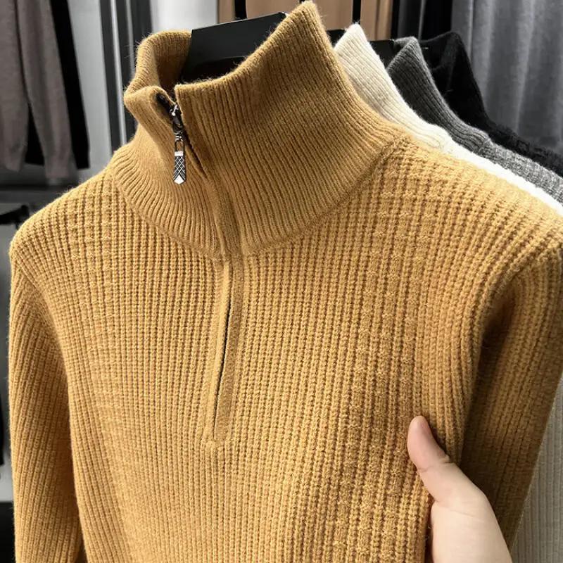 Мужской свитер однотонный осенне-зимний мужской пуловер с молнией на шее средней высоты теплый толстый свитер мужской трендовый свитер мужские майки L жёлтый
Мужской свитер однотонный осенне-зимний мужской пуловер с молнией на шее средней высоты теплый толстый свитер мужской трендовый свитер мужские майки L жёлтый