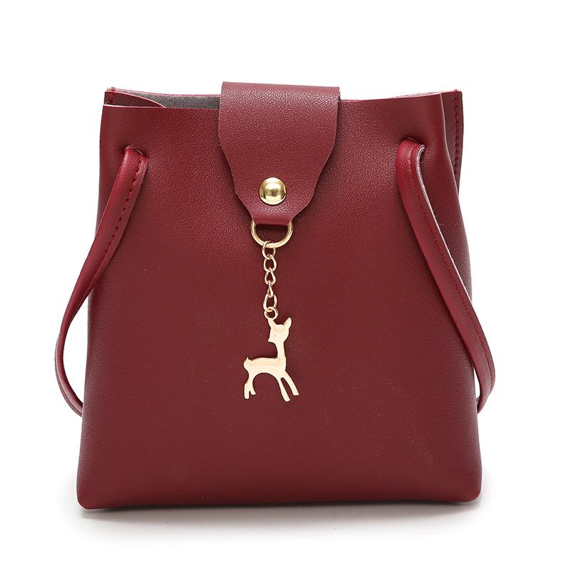 PU Leather Women s Mini Crossbody Bag Deer Pendant Shoulder Bags Purse Female Small Messenger Bag Handbag Wallet Change Pouch вино красного
PU Leather Women s Mini Crossbody Bag Deer Pendant Shoulder Bags Purse Female Small Messenger Bag Handbag Wallet Change Pouch вино красного