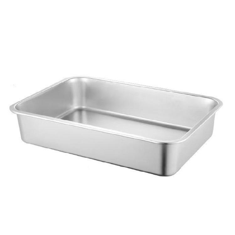 Spacious Open Covered Cats Litter Box Rustproof Stainless Steel Litter Tray For Indoor Pet with Stable Structure 36x27x10cm
Spacious Open Covered Cats Litter Box Rustproof Stainless Steel Litter Tray For Indoor Pet with Stable Structure 36x27x10cm