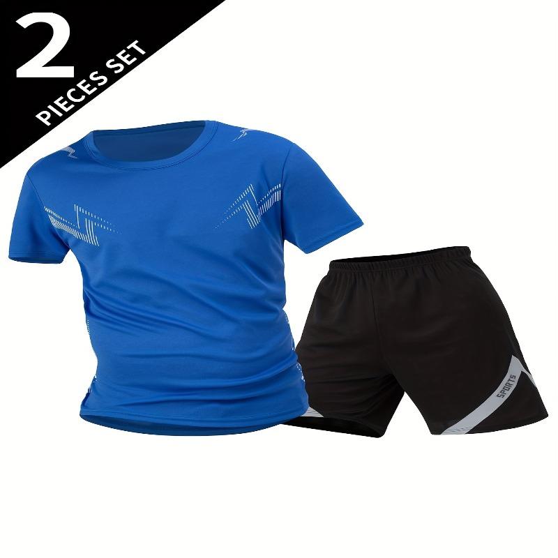 2-piece summer sweat-absorbent quick-drying lightning print sports suit men s short-sleeved shorts outdoor fitness loose running clothes 8XL
2-piece summer sweat-absorbent quick-drying lightning print sports suit men s short-sleeved shorts outdoor fitness loose running clothes 8XL