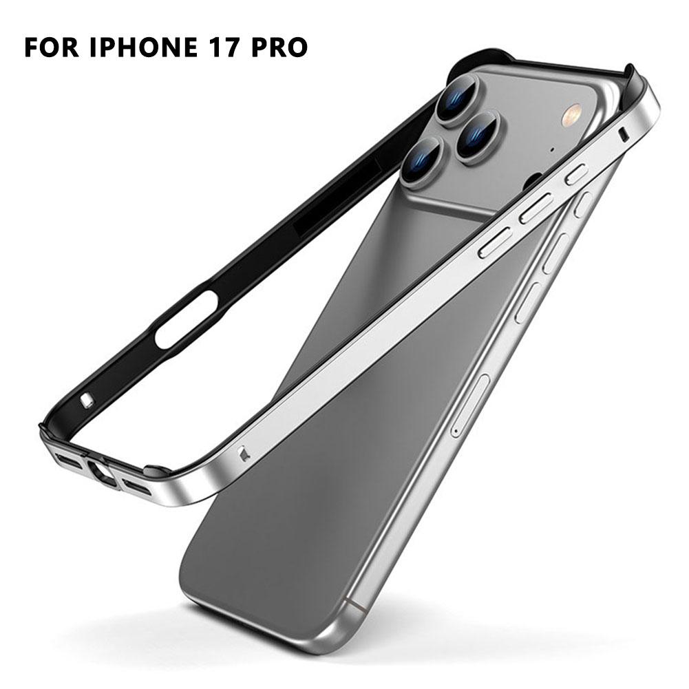 Aluminum Metal Frame Silicone Protect Phone Case For IPhone 17 Pro Max 17 Air 17 Pro Max Shockproof Bumper Cover
Aluminum Metal Frame Silicone Protect Phone Case For IPhone 17 Pro Max 17 Air 17 Pro Max Shockproof Bumper Cover