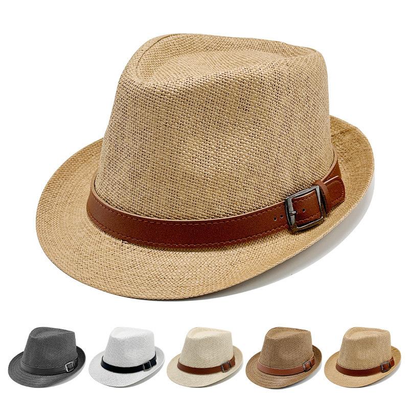 Straw visor holiday jazz hat short brim men s and women s beach hat belt buckle top hat trendy cool hat M(56-58cm)
Straw visor holiday jazz hat short brim men s and women s beach hat belt buckle top hat trendy cool hat M(56-58cm)