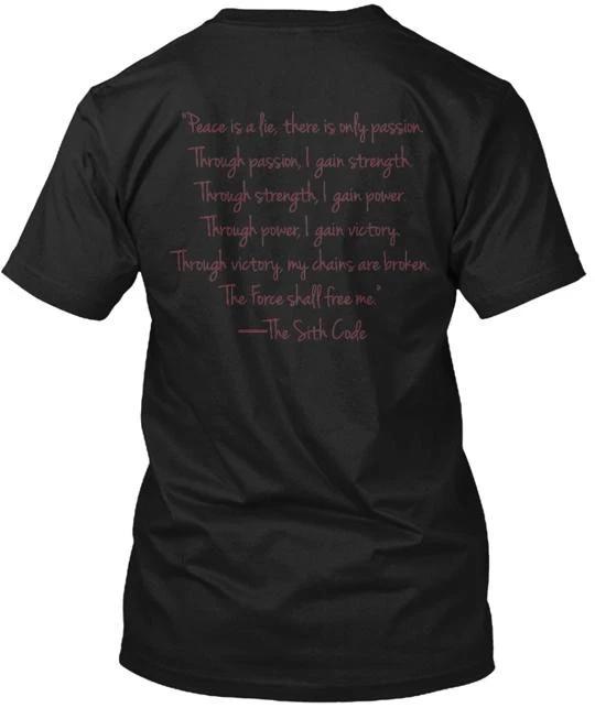 Sith Code Tee T shirt Made in the USA Size S to 5XL M
Sith Code Tee T shirt Made in the USA Size S to 5XL M