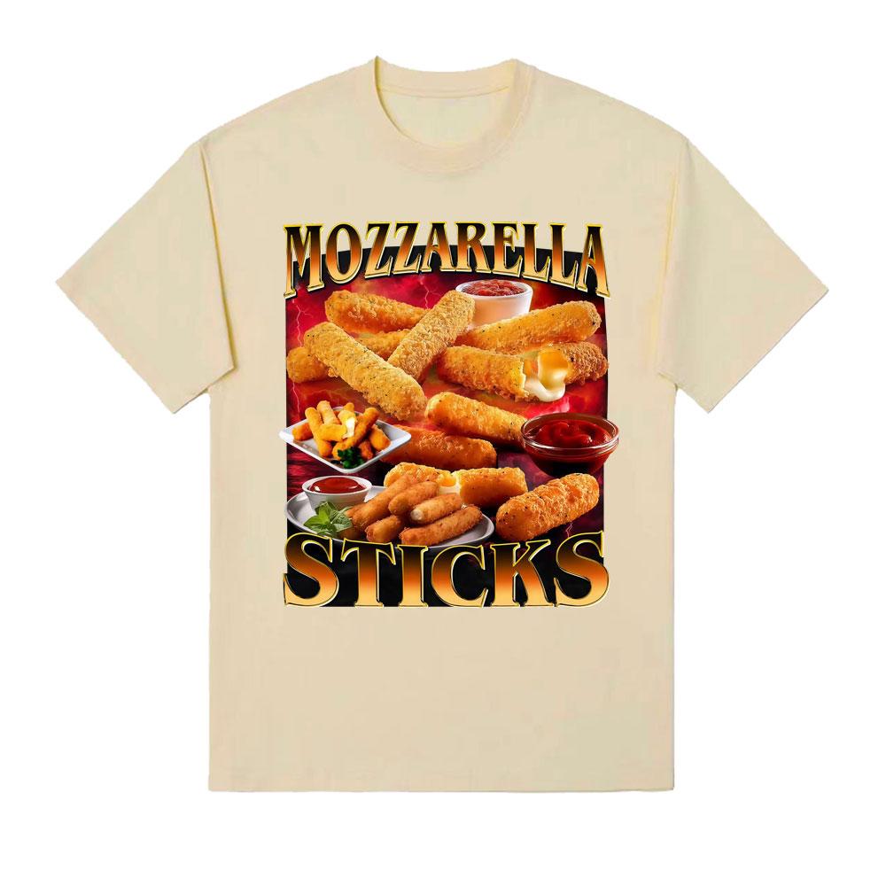 Retro Mozzarella Cheese Stick T-shirt, Harajuku Unisex Gothic High-quality 2025 Summer Pure Cotton 100% Printed T-shirt 4XL
Retro Mozzarella Cheese Stick T-shirt, Harajuku Unisex Gothic High-quality 2025 Summer Pure Cotton 100% Printed T-shirt 4XL