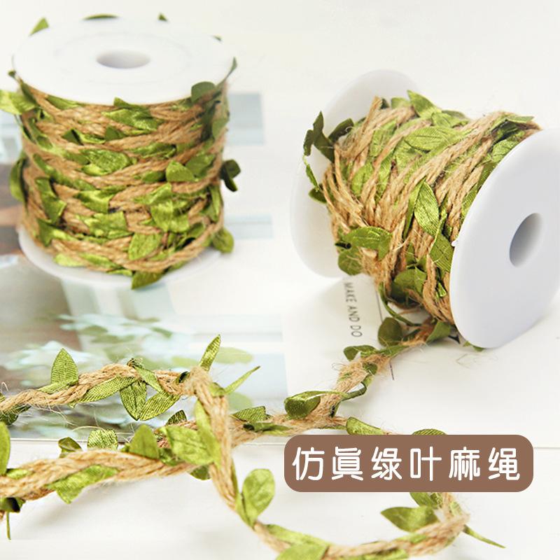 Simulation Green Leaf Hemp Rope, Simulation Rattan Woven Wax Rope, Kindergarten Diy Handmade Decorative Materials
Simulation Green Leaf Hemp Rope, Simulation Rattan Woven Wax Rope, Kindergarten Diy Handmade Decorative Materials