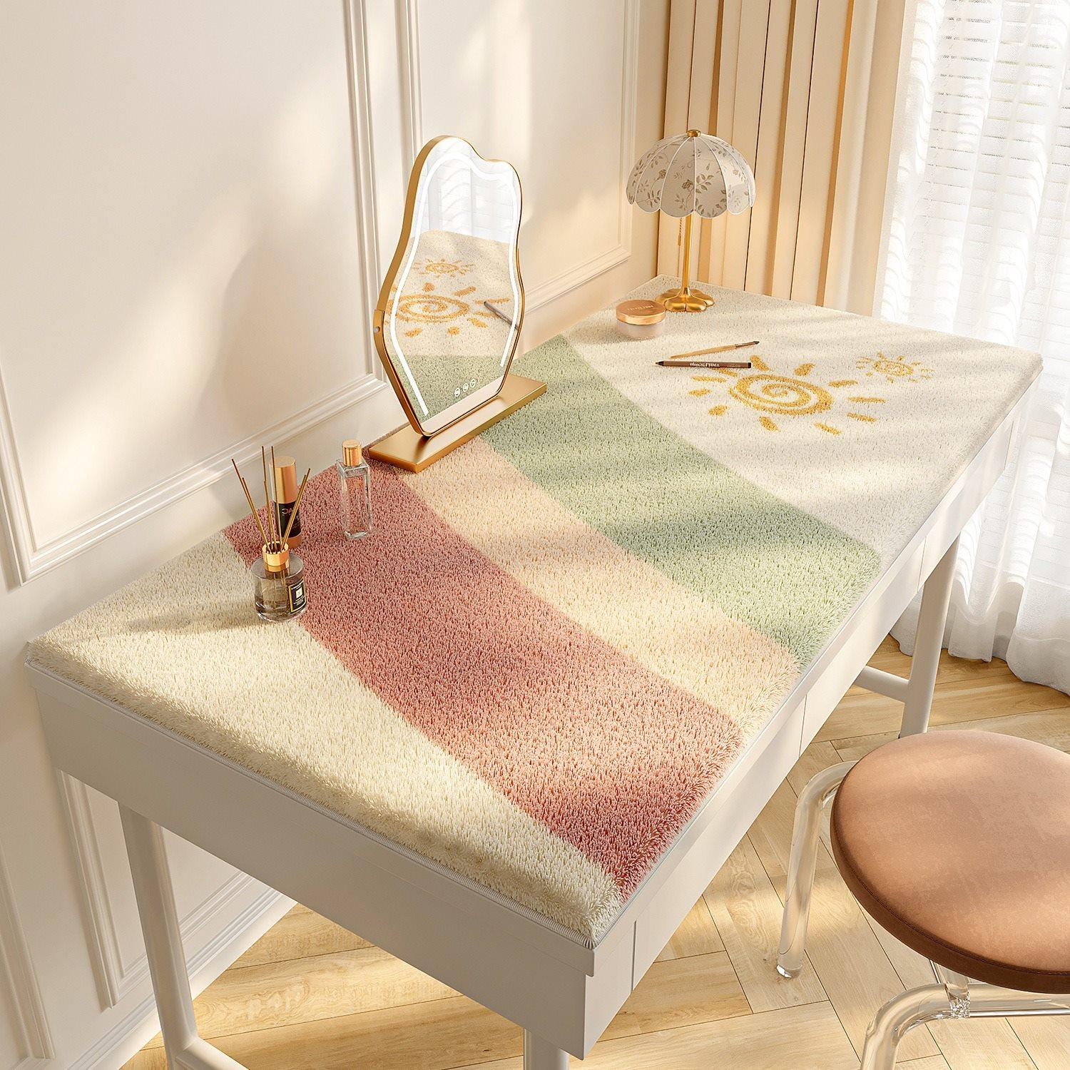 1pcs Dressing table cushion 2025 new plush dressing table light luxury tablecloth for girls bedroom countertop cushion (as the picture,Small)
1pcs Dressing table cushion 2025 new plush dressing table light luxury tablecloth for girls bedroom countertop cushion (as the picture,Small)