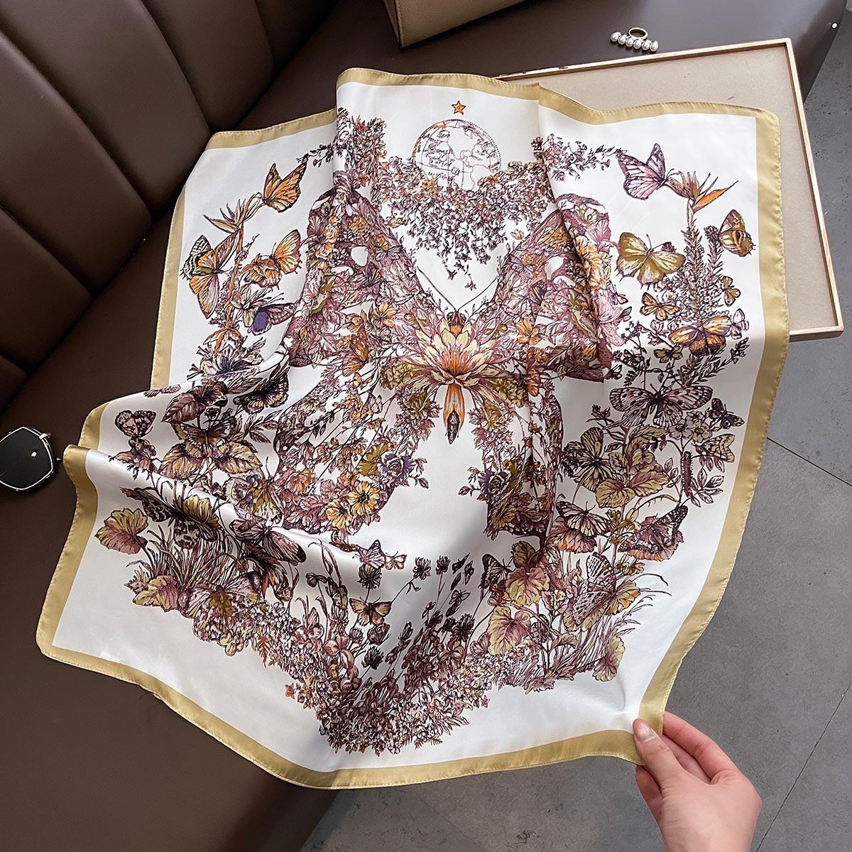 Square Scarf Women‘S Imitation Silk Bandanna Fashion Print Head Band Hair Shawl SpringSummer Luxury Neckerchief Hijab
Square Scarf Women‘S Imitation Silk Bandanna Fashion Print Head Band Hair Shawl SpringSummer Luxury Neckerchief Hijab