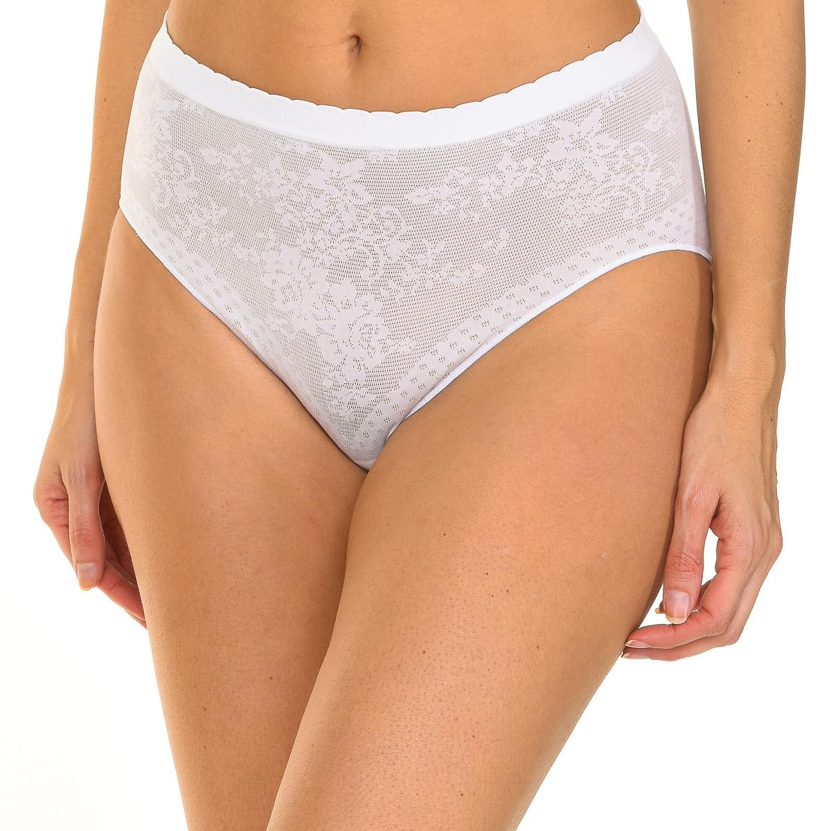 Кружевные бесшовные трусики миди 312147 для женщин L/XL белый
Кружевные бесшовные трусики миди 312147 для женщин L/XL белый