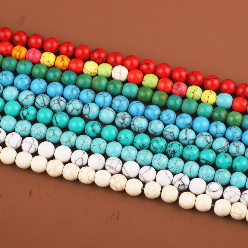 Greenish Blue Turquoise Beads for DIY Bracelets – Round Beads String 4mm (Approx. 90 beads)
Greenish Blue Turquoise Beads for DIY Bracelets – Round Beads String 4mm (Approx. 90 beads)