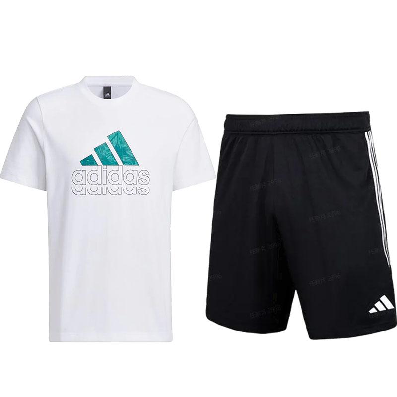 Adidas Versatile Comfortable Durable Quick-Dry Short Sleeve Shorts Casual Sports Set Unisex Sports Set JE3201+HT6129 XS
Adidas Versatile Comfortable Durable Quick-Dry Short Sleeve Shorts Casual Sports Set Unisex Sports Set JE3201+HT6129 XS