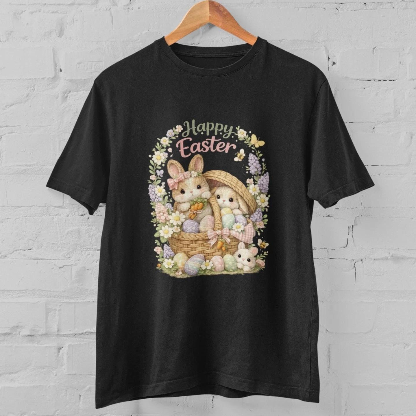 Happy Easter Bunny Shirt Vintage Floral Cute Spring Graphic Tee S-5XL Cotton M
Happy Easter Bunny Shirt Vintage Floral Cute Spring Graphic Tee S-5XL Cotton M