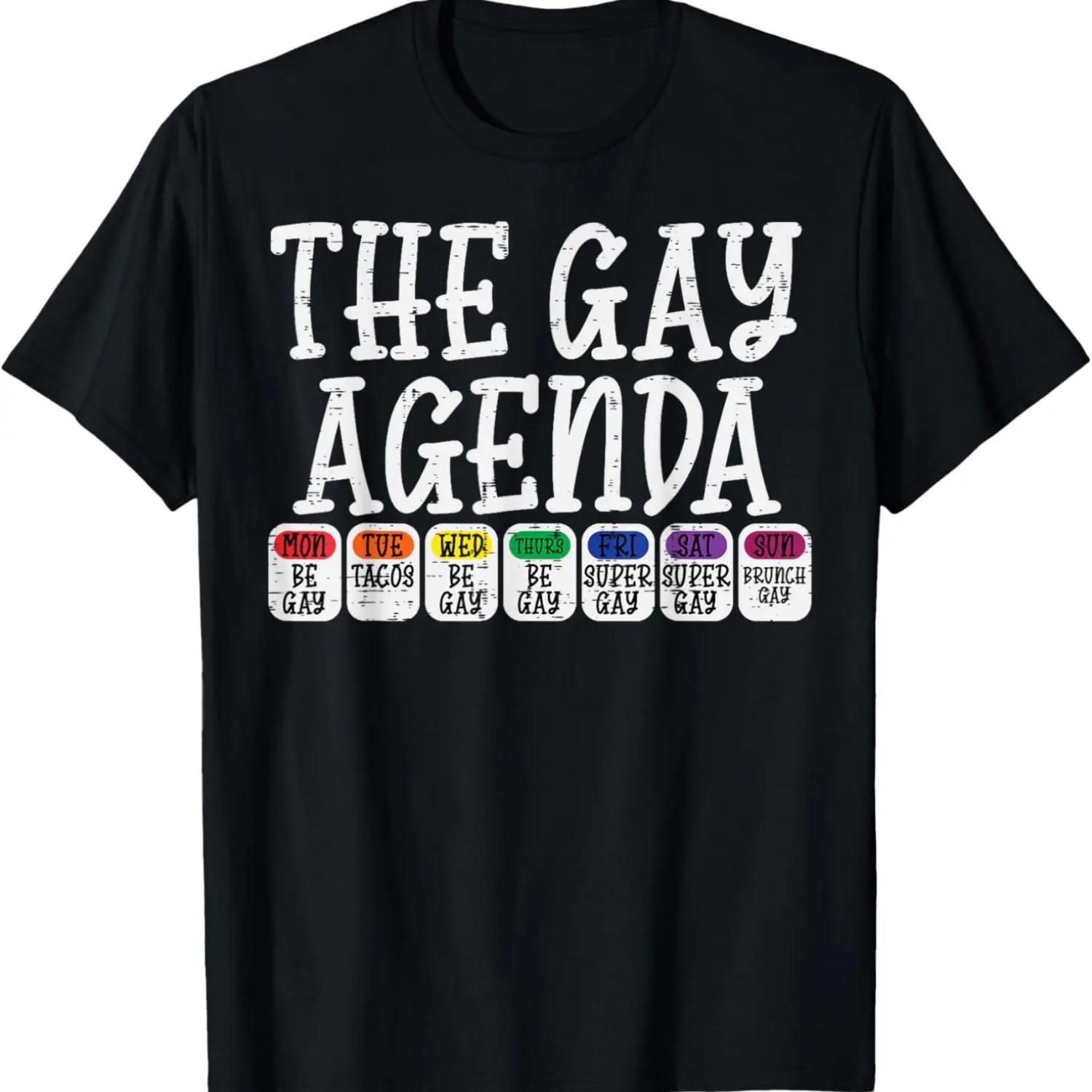 The Gay Agenda Funny Straight Ally LGBTQ Gay Pride Month T-Shirt XXXXXL чорний
The Gay Agenda Funny Straight Ally LGBTQ Gay Pride Month T-Shirt XXXXXL чорний