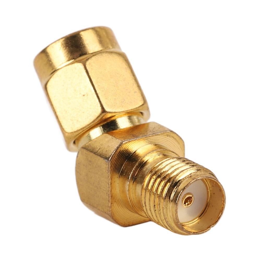 Durability 45 Degree Angle SMA Connector Gold Stable Connection Coaxial Connector Male to Female Connector Signal Transmission
Durability 45 Degree Angle SMA Connector Gold Stable Connection Coaxial Connector Male to Female Connector Signal Transmission