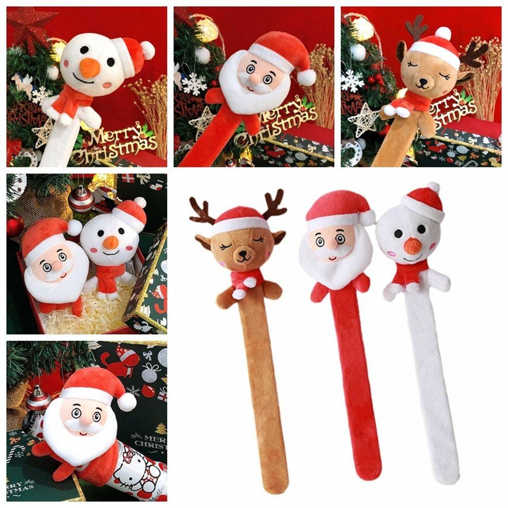 Plush Toy Christmas Slap Wristband Santa Claus Hand Ring Ornaments Clap Circle Toys Festival Decor
Plush Toy Christmas Slap Wristband Santa Claus Hand Ring Ornaments Clap Circle Toys Festival Decor