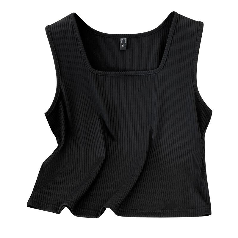 Женский квадратный вырез, свободный, удобный, внутренний топ, однотонный, средней эластичности, без рукавов 4XL чёрный
Женский квадратный вырез, свободный, удобный, внутренний топ, однотонный, средней эластичности, без рукавов 4XL чёрный