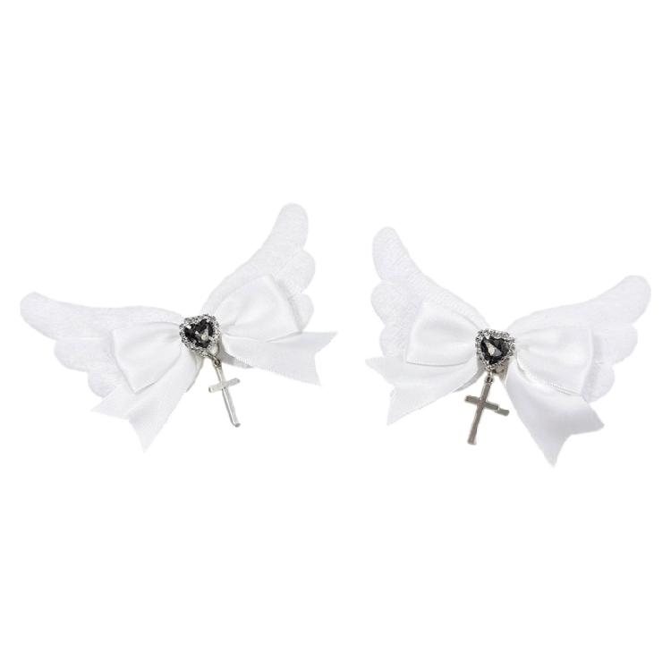 Delicate Winged Hair Bows For Baby Girls Breathable Ribbon Hairpin Styling Accessories Daily Outings Holiday Event белый
Delicate Winged Hair Bows For Baby Girls Breathable Ribbon Hairpin Styling Accessories Daily Outings Holiday Event белый