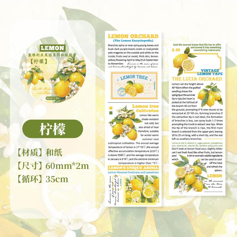 60mm*200cm Lemon Fruit Theme PET Tape Diary Planner Decor Junk Journal Scrapbooking School Supplies Collage Stationery Tapes
60mm*200cm Lemon Fruit Theme PET Tape Diary Planner Decor Junk Journal Scrapbooking School Supplies Collage Stationery Tapes
