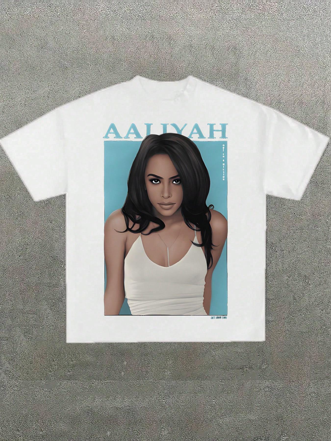 AaliYahCamiseta Ladiesfashionable summer round neck Tshirt short sleeve 4XL
AaliYahCamiseta Ladiesfashionable summer round neck Tshirt short sleeve 4XL