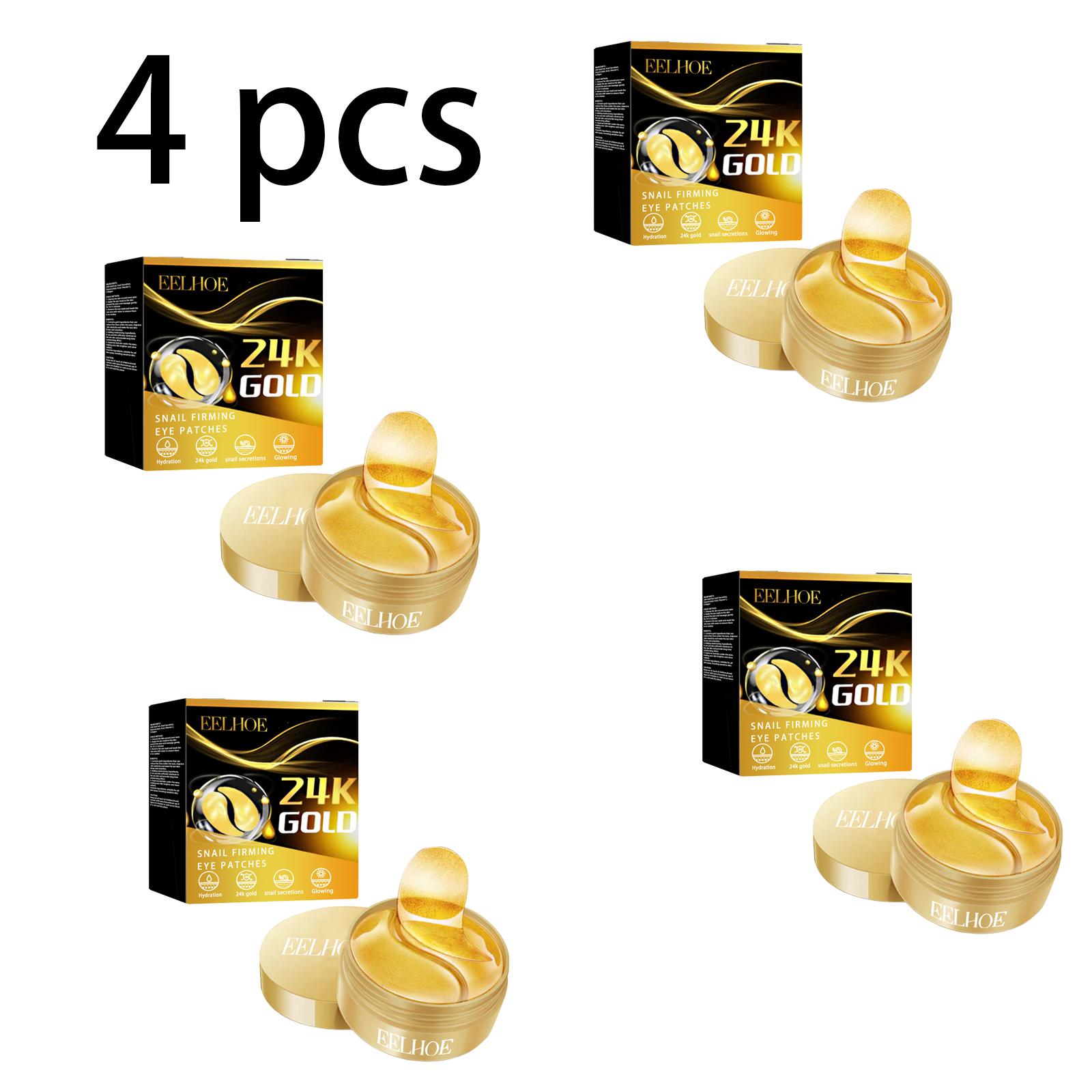 EELHOE 24k Gold Firming Eye Mask 60pcs- Hydrogel Eye Patches ,Anti-Aging, Reduces Fine Lines, Dark Circles, Firms the Eye Area, Moisturizing Eye Mask
EELHOE 24k Gold Firming Eye Mask 60pcs- Hydrogel Eye Patches ,Anti-Aging, Reduces Fine Lines, Dark Circles, Firms the Eye Area, Moisturizing Eye Mask