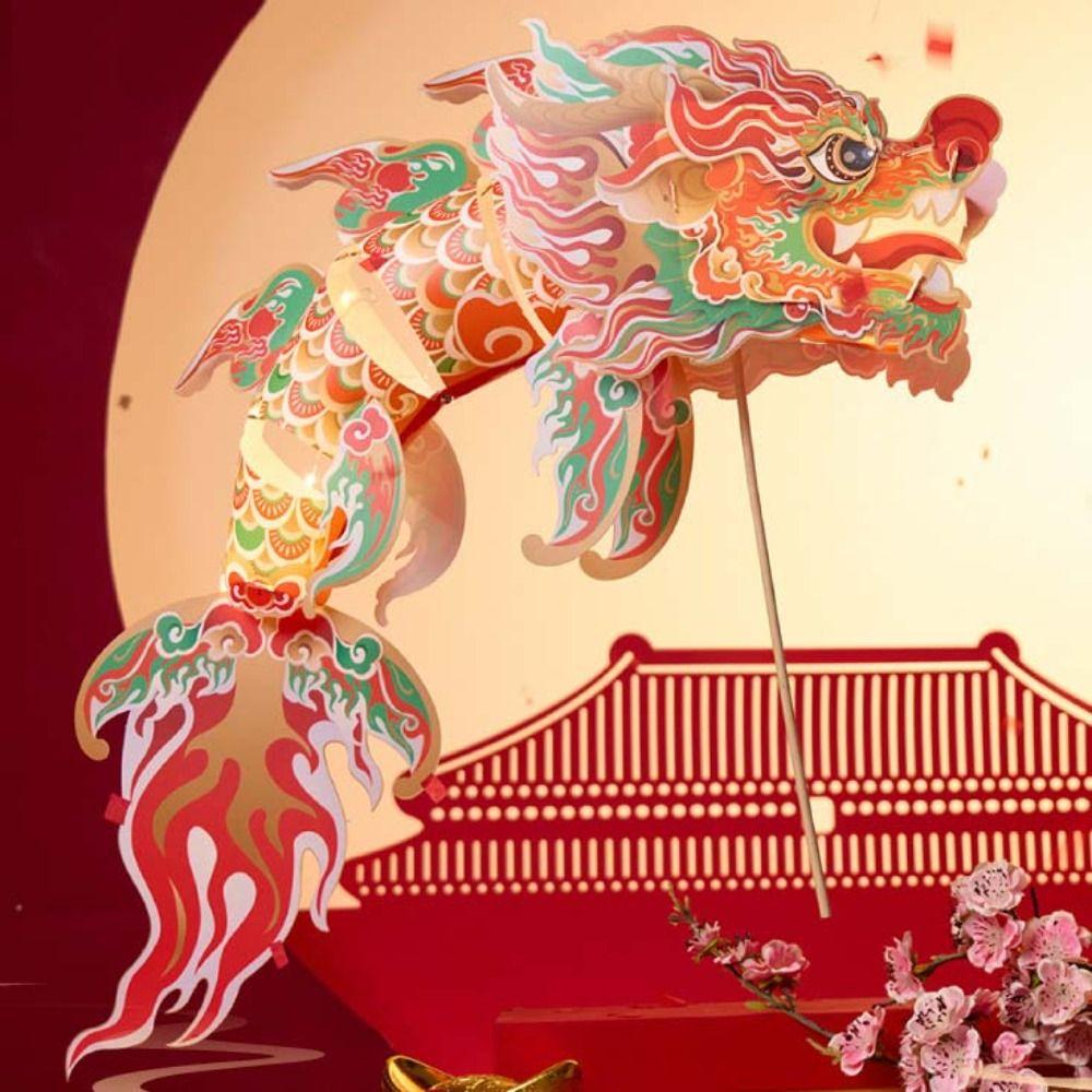 Handheld Spring Festival Dragon Lantern DIY Festival Lantern Ornament Mid-autumn Festival Style A
Handheld Spring Festival Dragon Lantern DIY Festival Lantern Ornament Mid-autumn Festival Style A