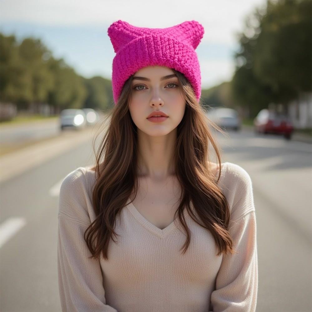 Cat Ears Knitted Wool Cap Ins Little Devil Pointed Pullover New Japanese Beanie Hat Unisex рожевий червоний колір
Cat Ears Knitted Wool Cap Ins Little Devil Pointed Pullover New Japanese Beanie Hat Unisex рожевий червоний колір