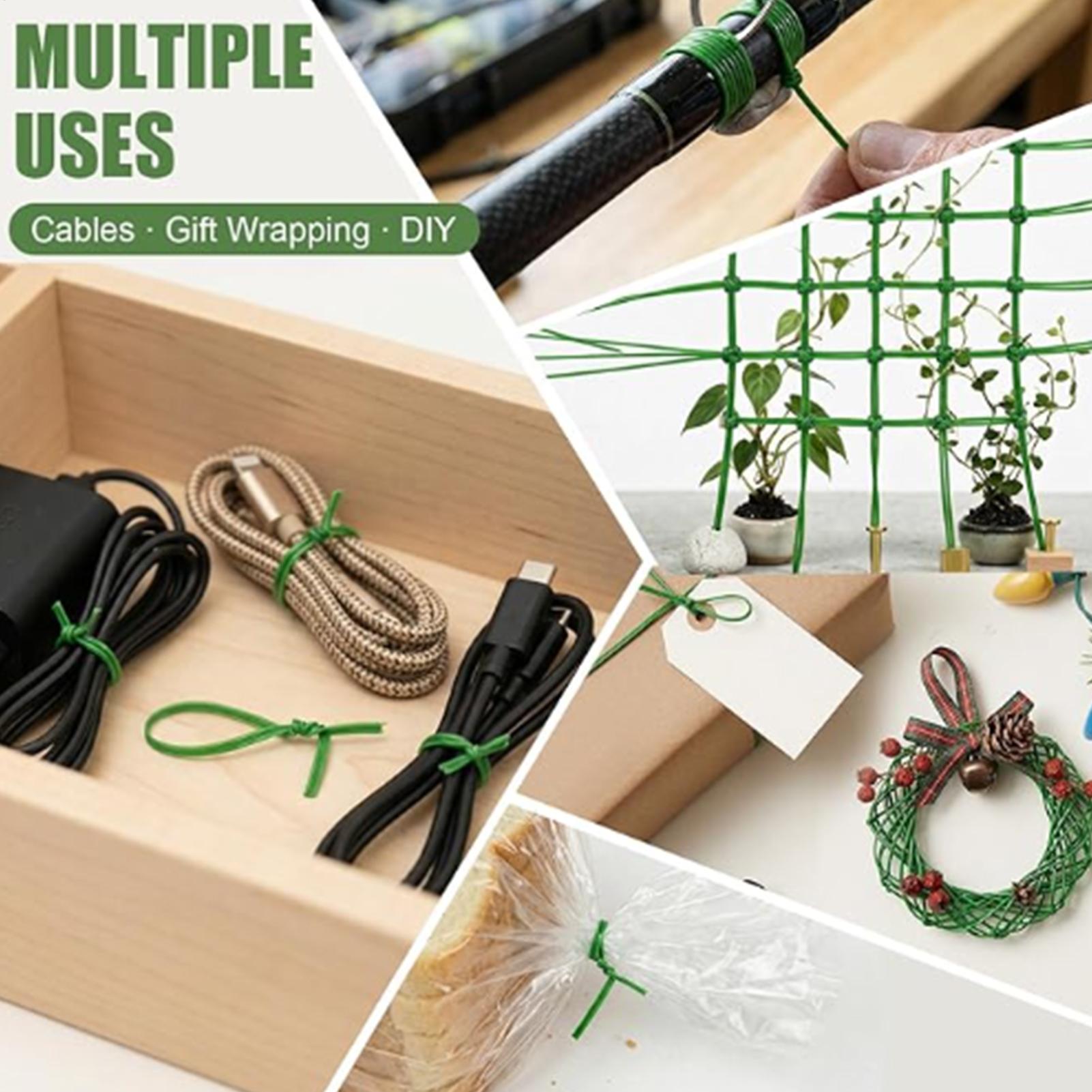 Green Cable Ties with Cutter, Garden Plant reusable Firmly without damaging the plant for Plants Gardening Tie 100m
Green Cable Ties with Cutter, Garden Plant reusable Firmly without damaging the plant for Plants Gardening Tie 100m