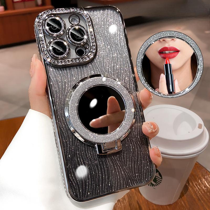 Apple 14 Luxury Rhinestone Glitter Powder Suitable for IPhone 16E Mobile Phone Case 15PRO Water Ripple Mirror Bracket Magnetic Suction Solid color glitter paper
Apple 14 Luxury Rhinestone Glitter Powder Suitable for IPhone 16E Mobile Phone Case 15PRO Water Ripple Mirror Bracket Magnetic Suction Solid color glitter paper