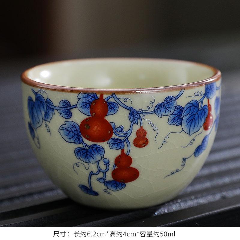 2pc/lot Ru Kiln Cracked Glaze Teacup Retro Tea Bowl Tea Cup Set Tea-tasting Personal Cup Chazhan Master Cups Collection 50ml As Your Choose
2pc/lot Ru Kiln Cracked Glaze Teacup Retro Tea Bowl Tea Cup Set Tea-tasting Personal Cup Chazhan Master Cups Collection 50ml As Your Choose